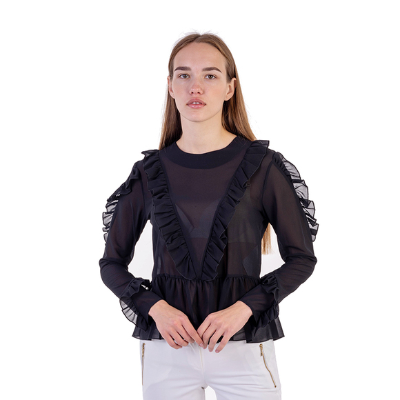 Elmas Phil Blouse Women size XS Black - Picture 1 of 5